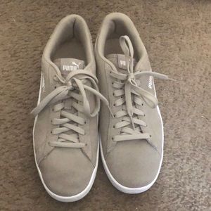 puma smash v2 grey suede